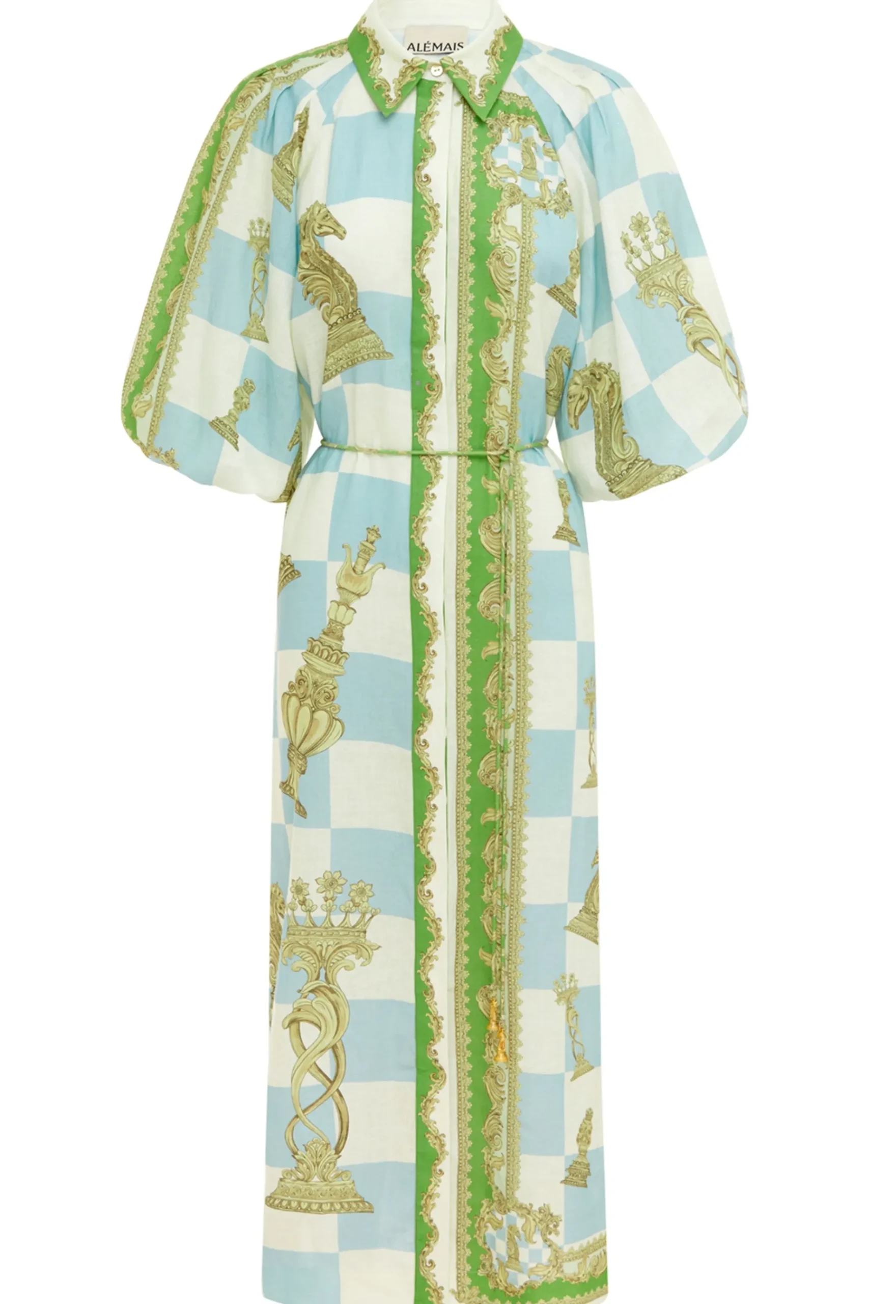Dresses-HUSK Alemais Checkmate Dress - Print