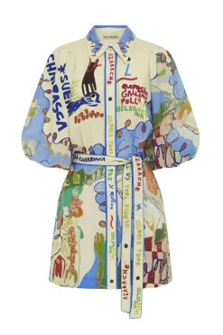 Dresses-HUSK Alemais Nadia Mini - Multi Coloured MultiColoured