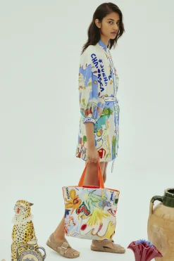 Dresses-HUSK Alemais Nadia Mini - Multi Coloured MultiColoured
