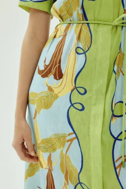 Dresses-HUSK Alemais Rafaela Dress - Multi Coloured MultiColoured