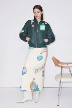 Jackets & Coats-HUSK Alemais Royal Bomber - Print