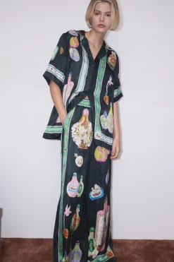 Pants-HUSK Alemais Royal Pant - Print