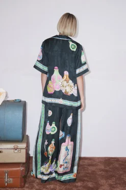 Pants-HUSK Alemais Royal Pant - Print