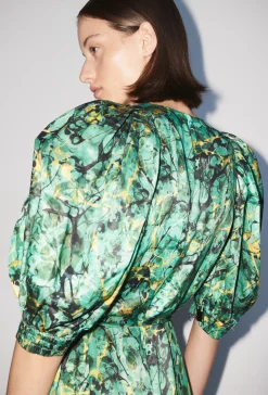 Dresses-HUSK Alemais Sunburst Midi - Print