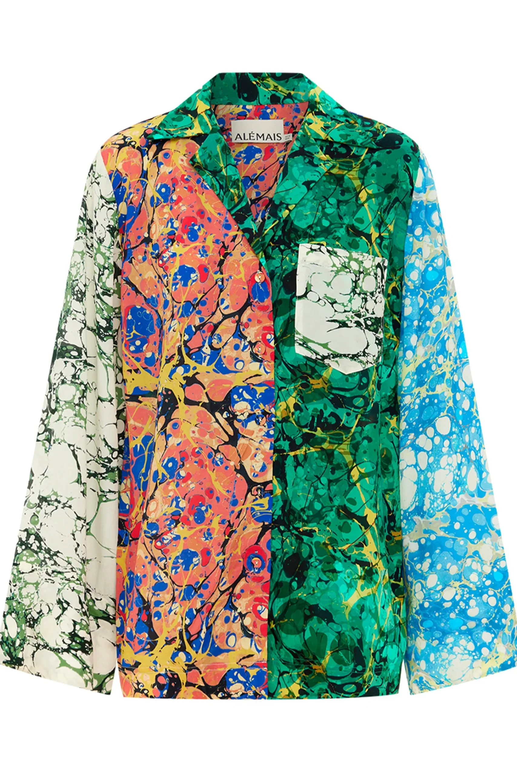 Tops-HUSK Alemais Sunburst Shirt - Print