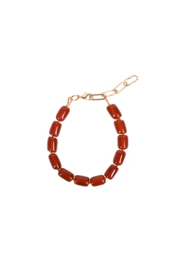 Bracelets-HUSK Alouette Design Barrel Bracelet - Amber