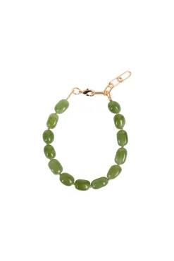 Bracelets-HUSK Alouette Design Barrel Bracelet - Olive