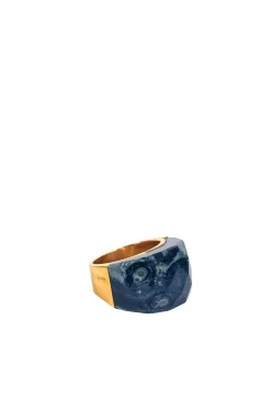 Rings-HUSK Alouette Design Crystal Ring - Lapis