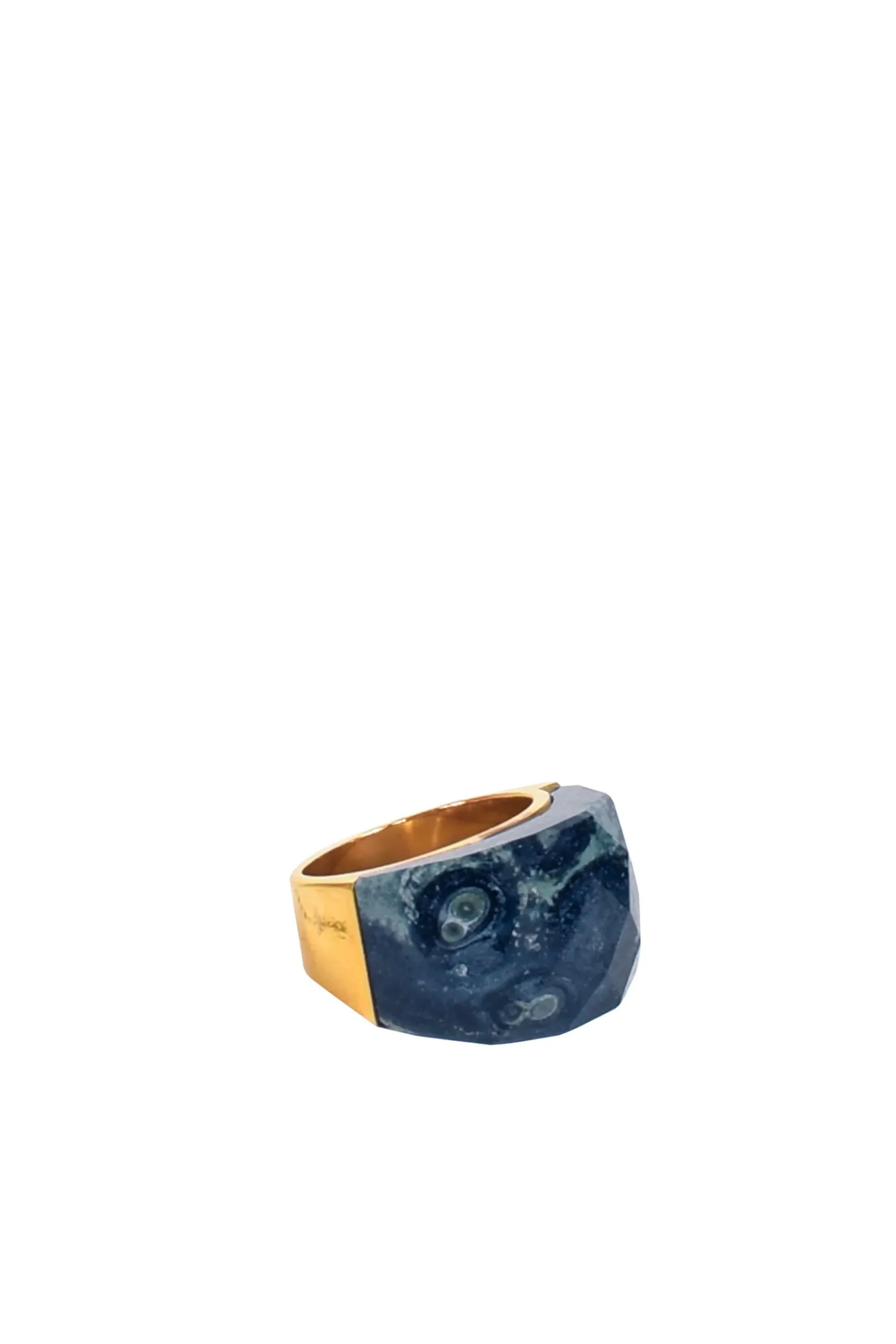 Rings-HUSK Alouette Design Crystal Ring - Lapis