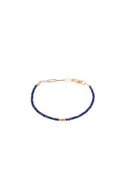 Bracelets-HUSK Alouette Design Seed Bracelet - Lapis