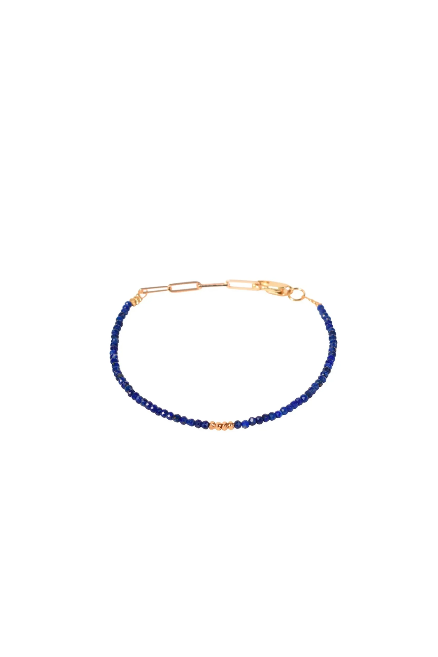 Bracelets-HUSK Alouette Design Seed Bracelet - Lapis