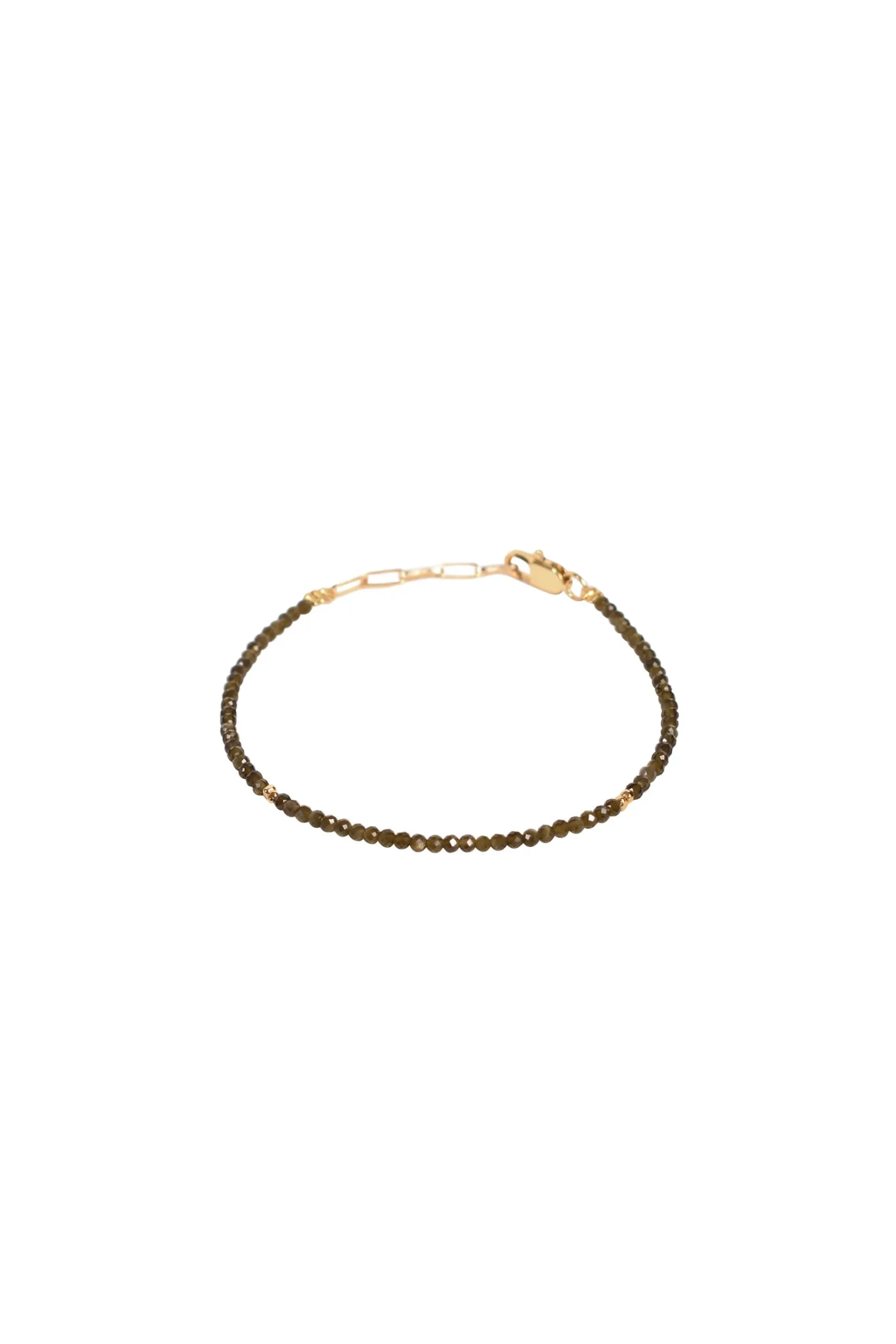 Bracelets-HUSK Alouette Design Seed Bracelet - Olive