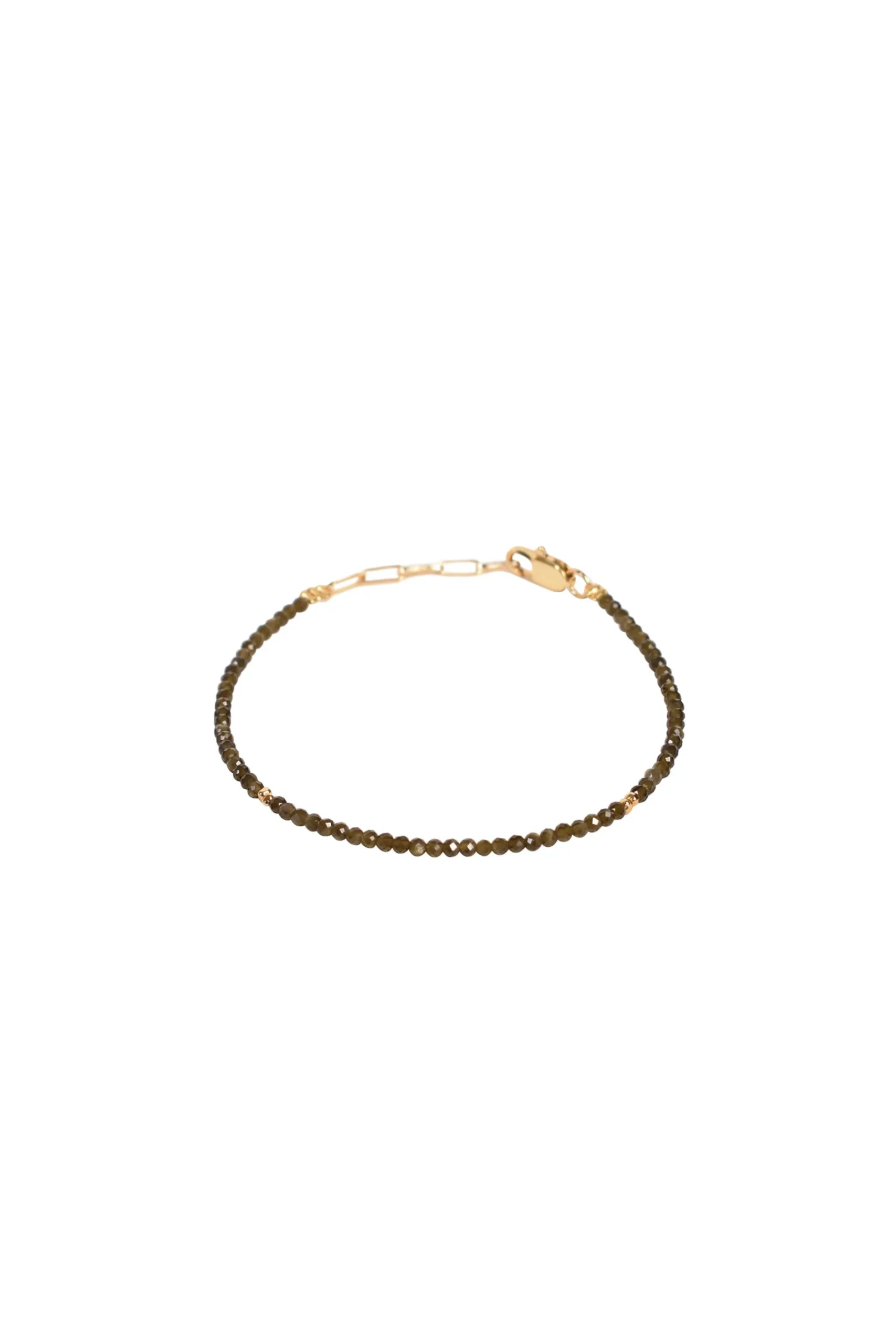 Bracelets-HUSK Alouette Design Seed Bracelet - Olive