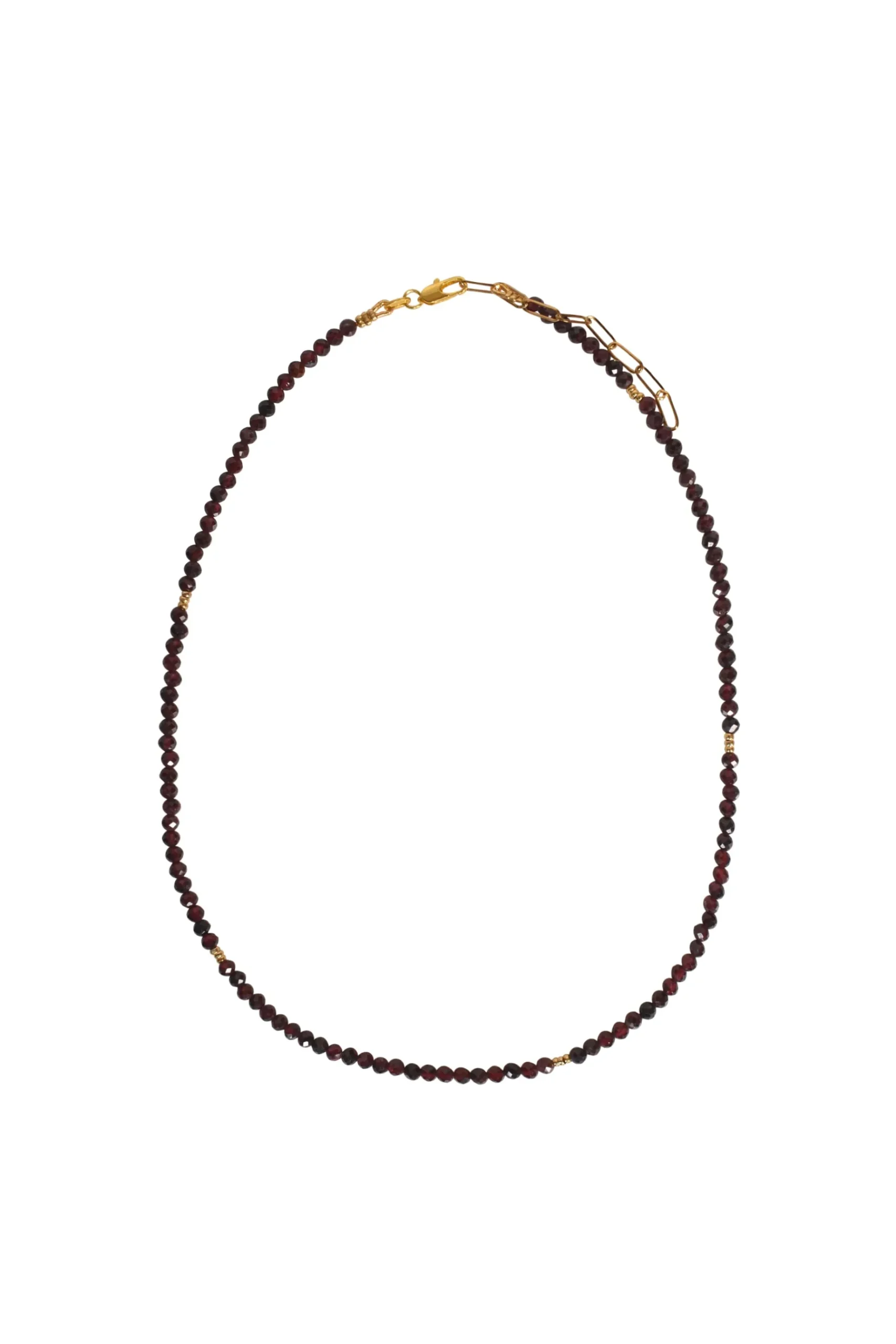 Necklaces-HUSK Alouette Design Seed Necklace - Chocolate