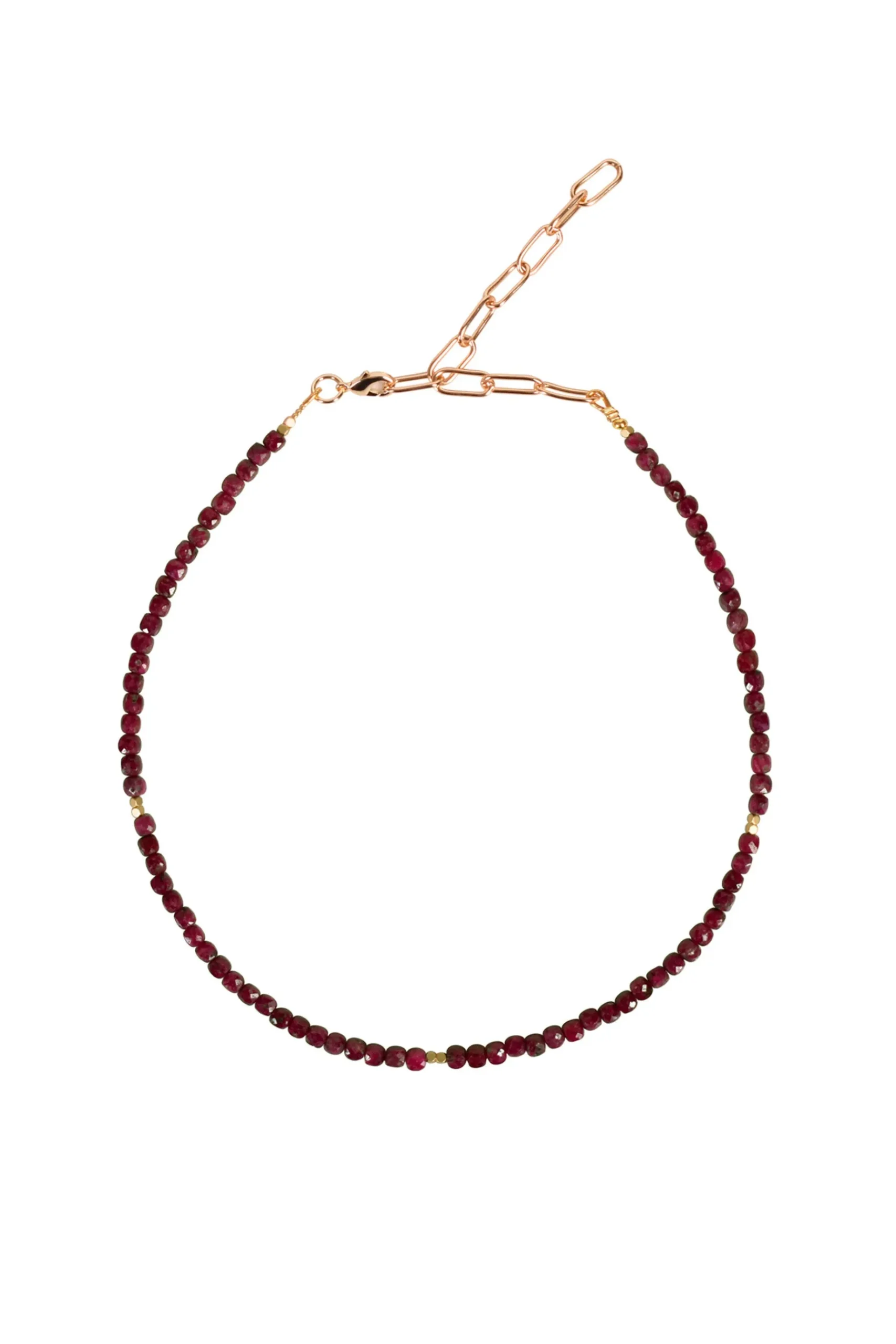 Necklaces-HUSK Alouette Design Square Necklace - Chocolate