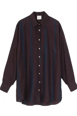 Tops-HUSK Alysi Max Blouse - Stripe