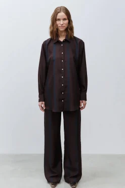 Tops-HUSK Alysi Max Blouse - Stripe