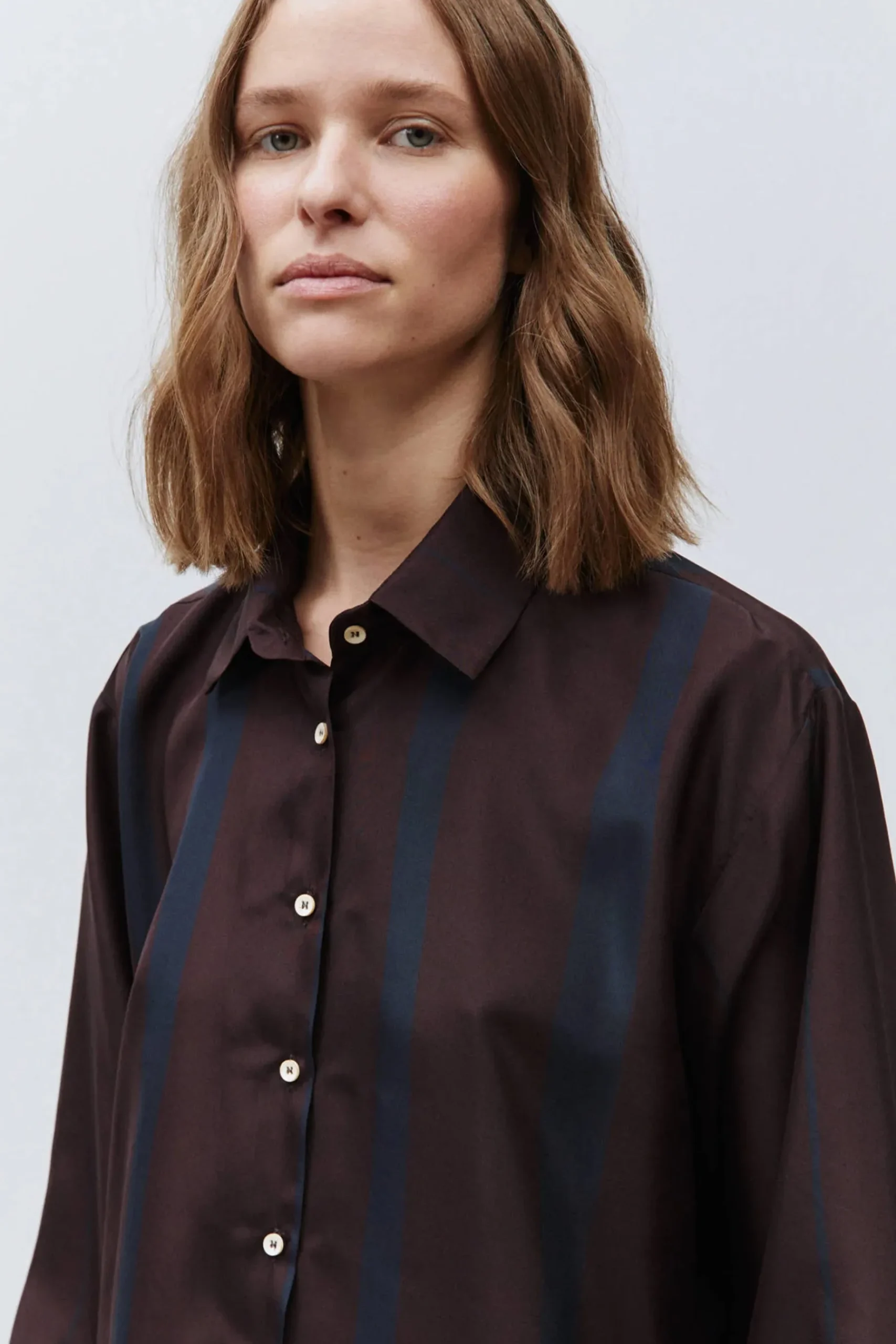 Tops-HUSK Alysi Max Blouse - Stripe