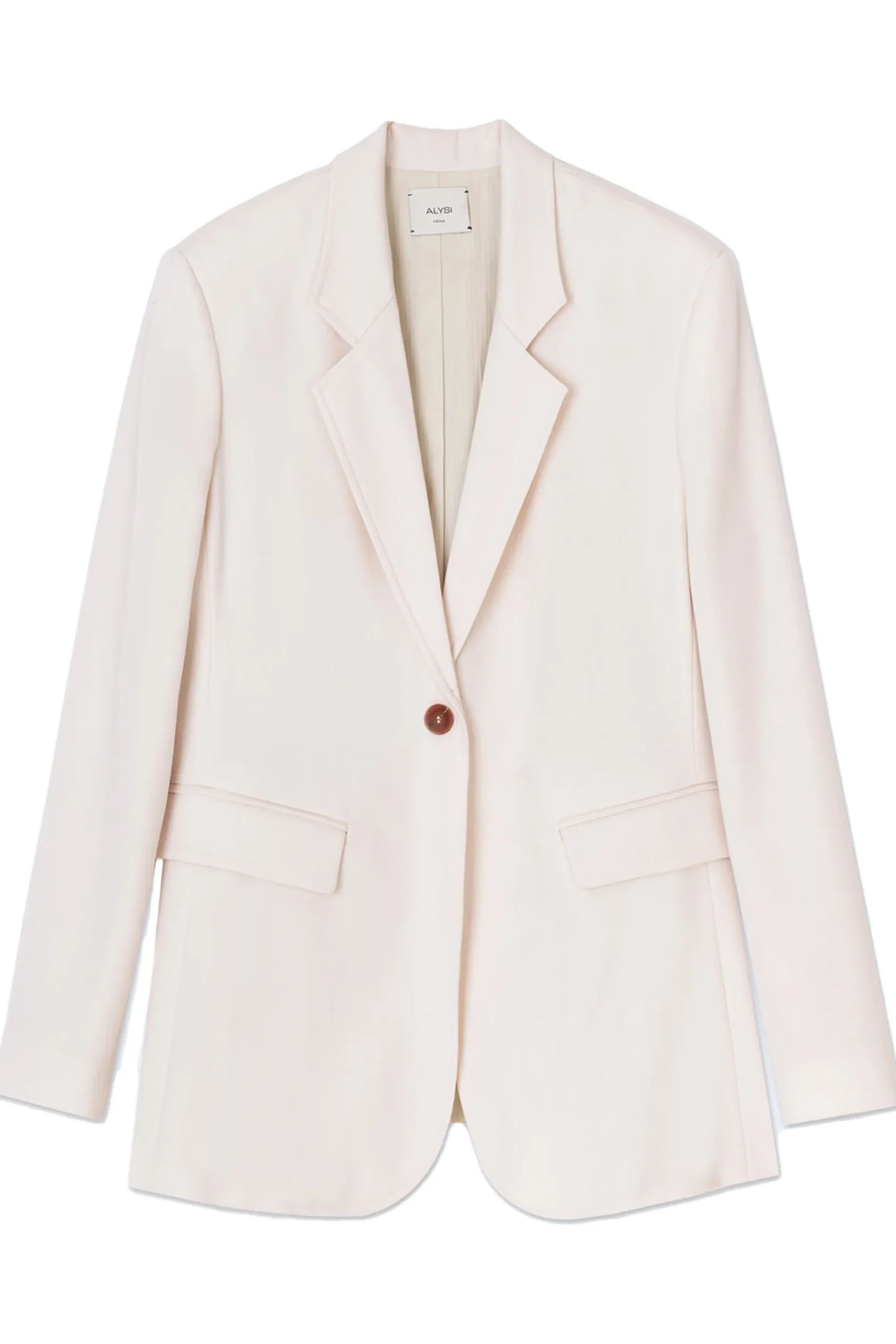 Jackets & Coats-HUSK Alysi Meringa Blazer - White