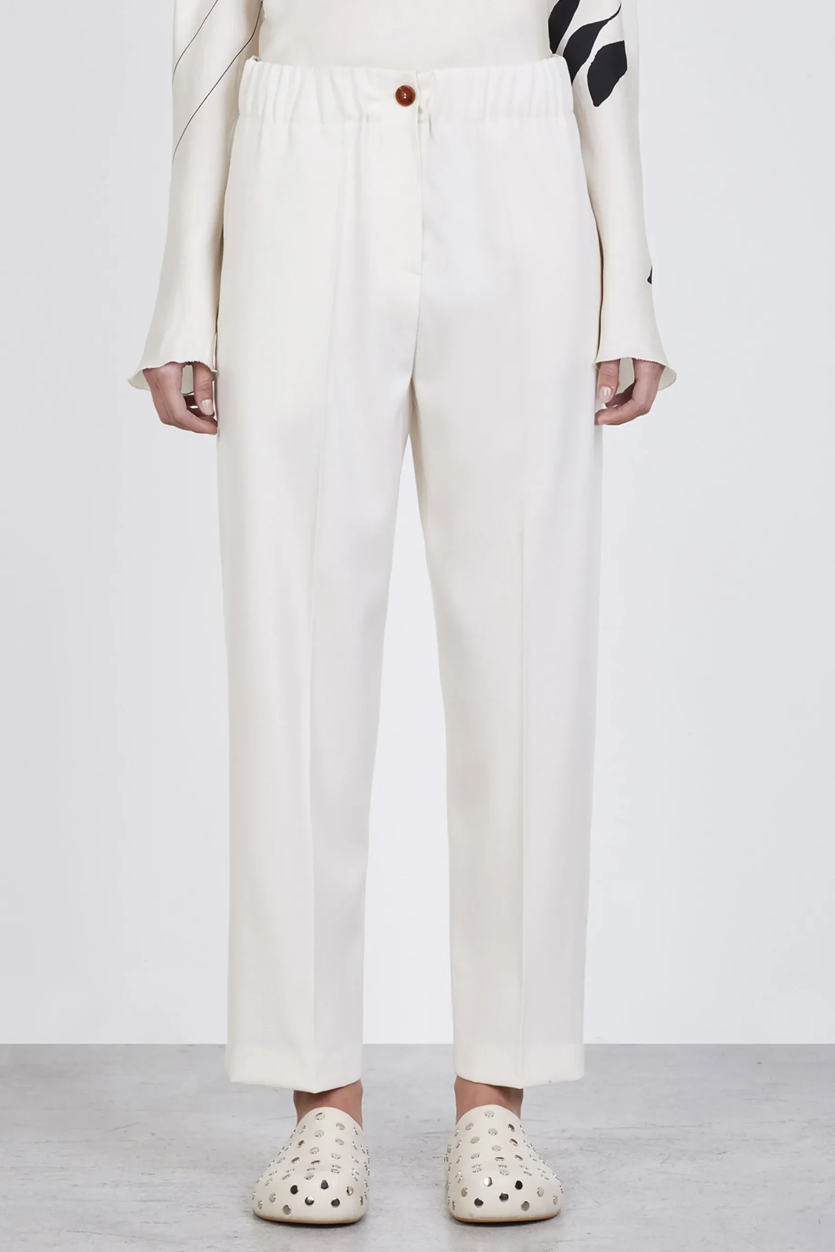 Pants-HUSK Alysi Meringa Pant - White