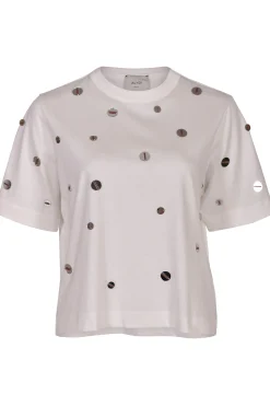 Tees & Tanks-HUSK Alysi Specchietti Tee - White