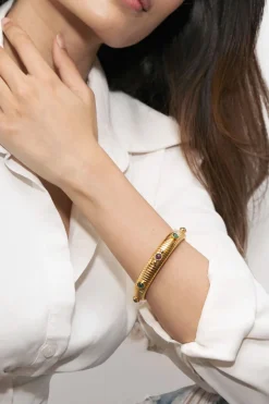 Bracelets-HUSK Ben Amun Snake Bangle - Gold