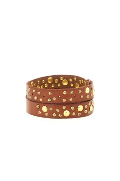 Belts-HUSK Campomaggi Lara Belt - Cognac