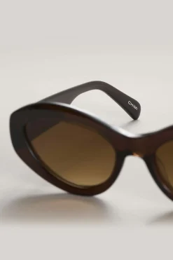 Sunglasses & Optical-HUSK Chimi 09 SUNGLASSES - Chocolate