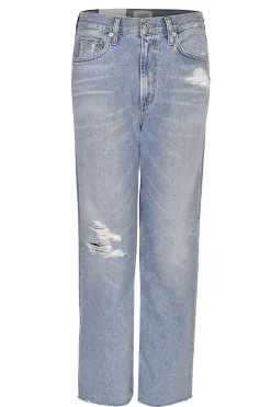 Denim-HUSK Citizens of Humanity Daphne Crop - Blue - Light Blue-Light
