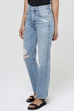 Denim-HUSK Citizens of Humanity Daphne Crop - Blue - Light Blue-Light