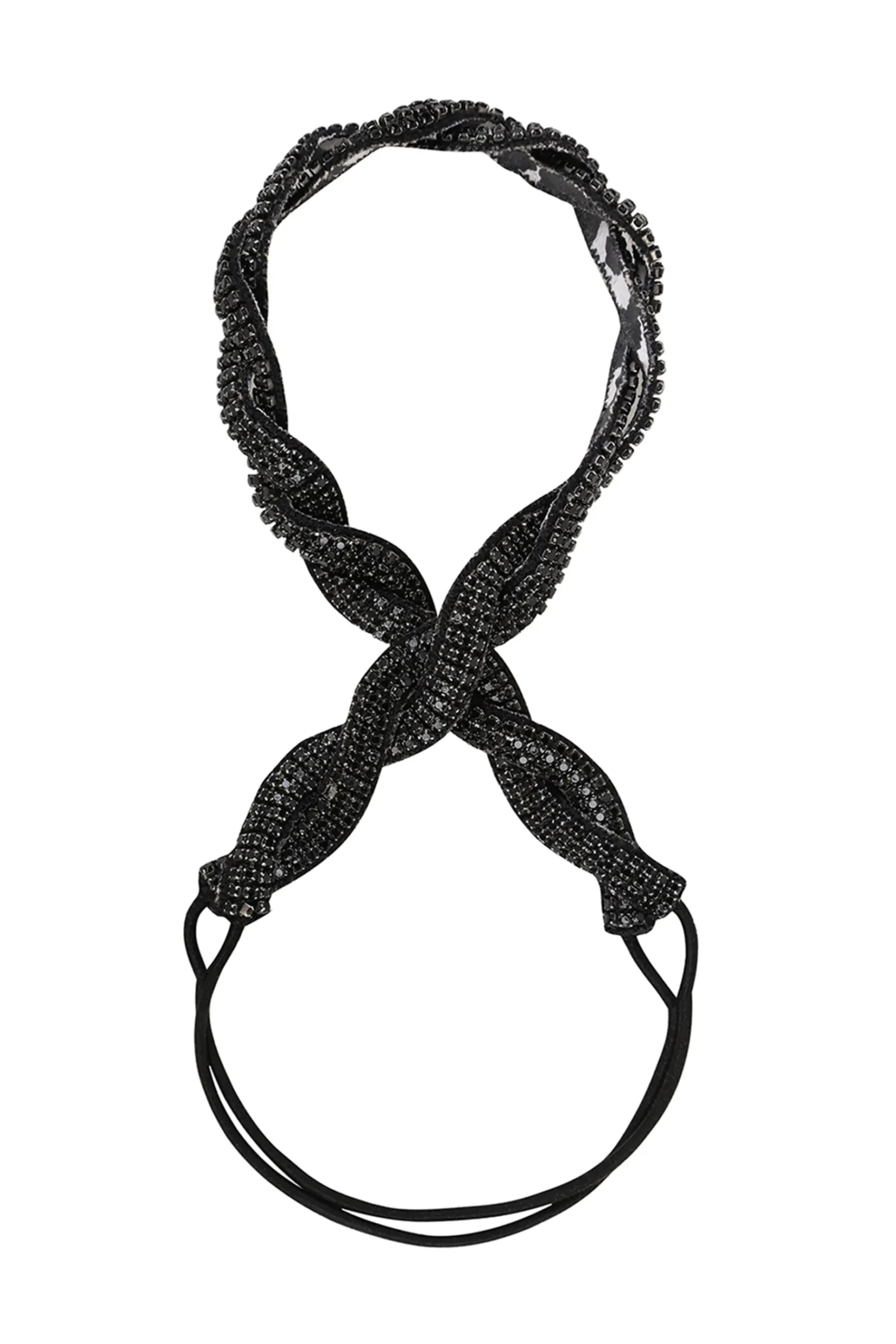 Hats & Headpieces-HUSK Deepa Gurnani Ashley Headband - Black