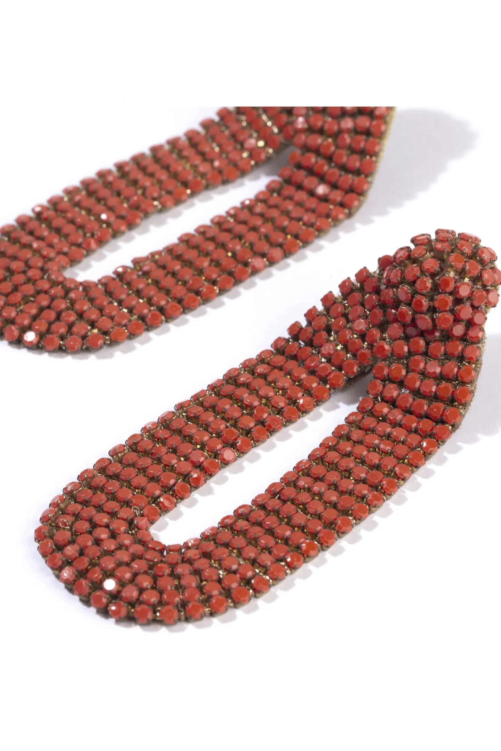 Earrings-HUSK Deepa Gurnani Bianca Earring - Coral