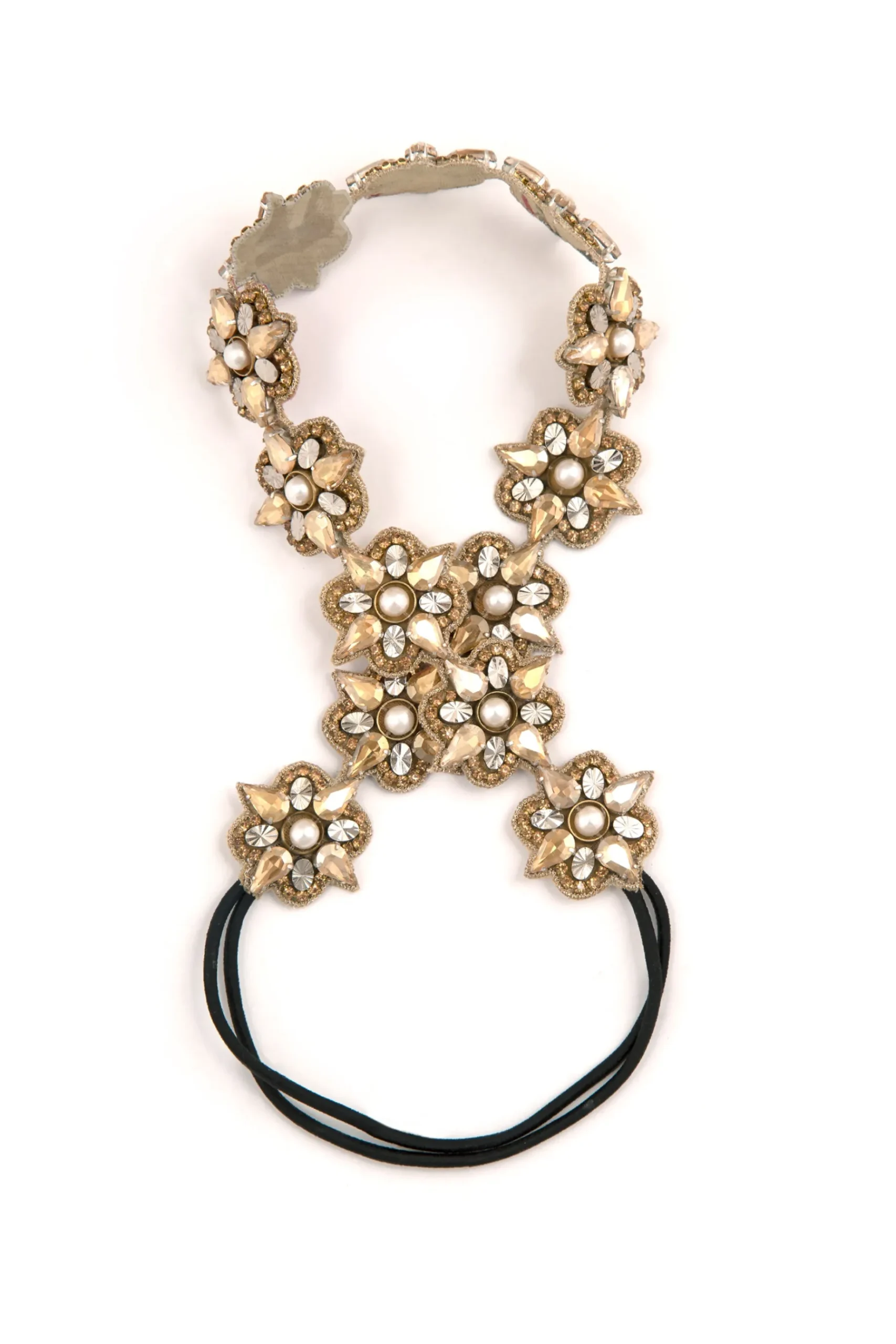 Hats & Headpieces-HUSK Deepa Gurnani Reagan Headband - Gold
