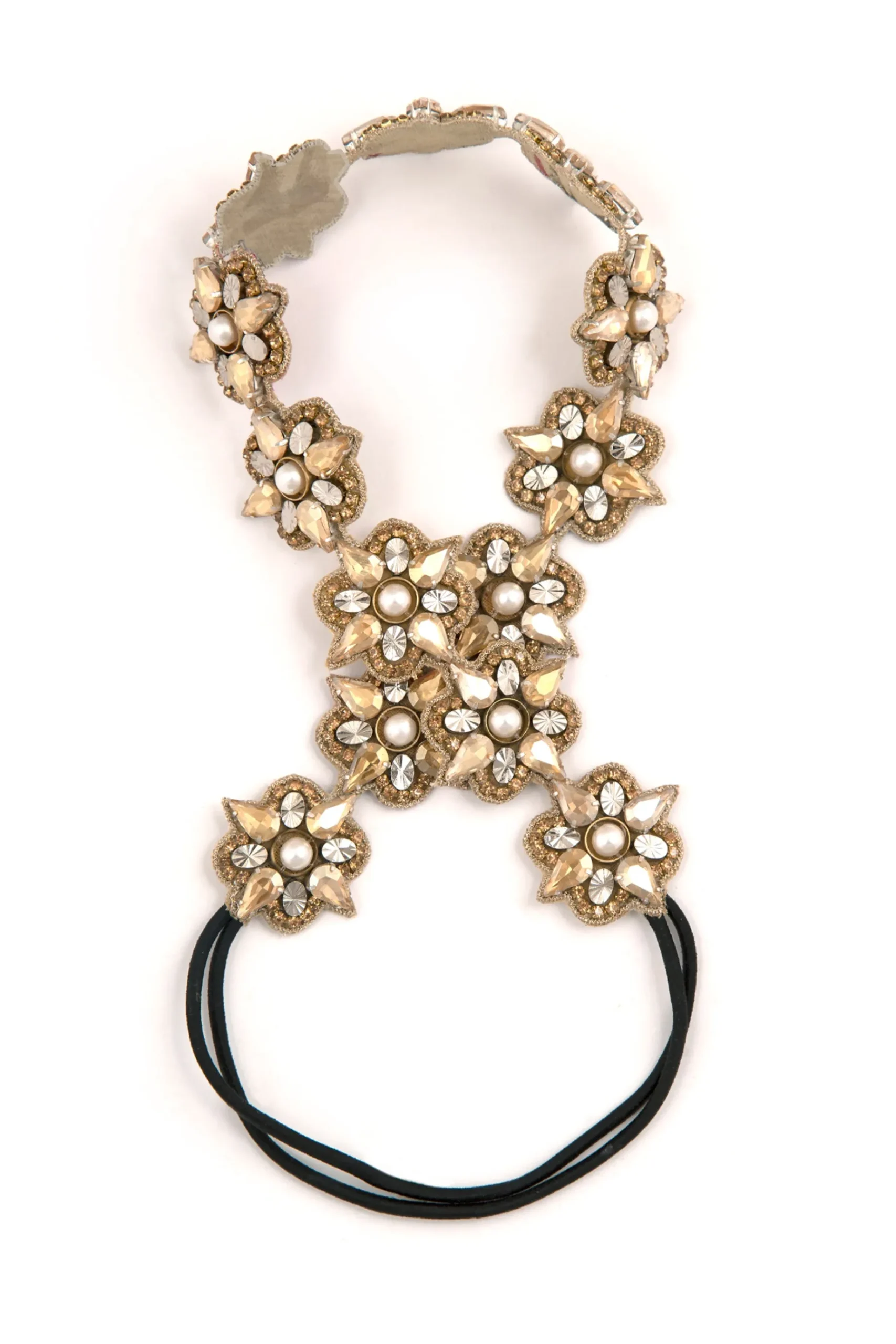 Hats & Headpieces-HUSK Deepa Gurnani Reagan Headband - Gold