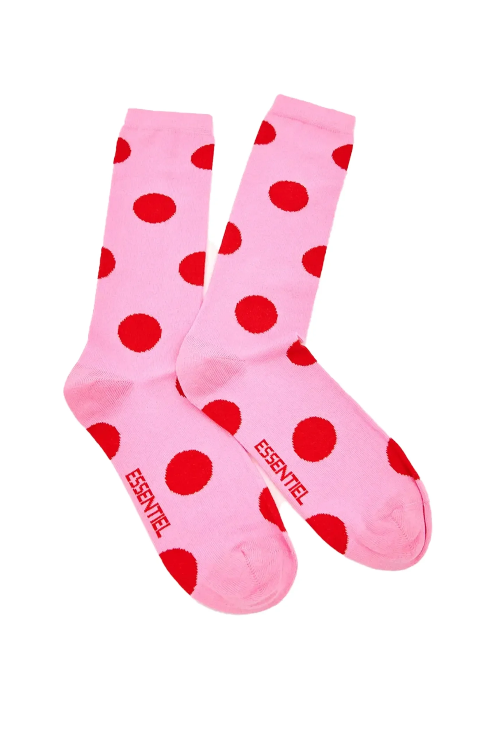 Scarves, Socks & Gloves-HUSK Essentiel Antwerp Dotted Socks - Pink