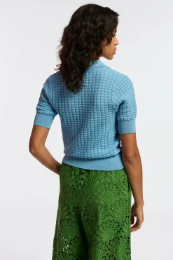 Tops-HUSK Essentiel Antwerp Fabio Polo - Blue