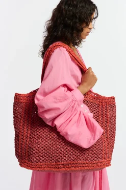Bags-HUSK Essentiel Antwerp Falarasa Bag - Red