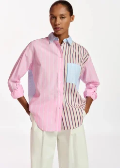 Tops-HUSK Essentiel Antwerp Famille Shirt - Stripe
