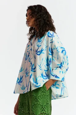 Tops-HUSK Essentiel Antwerp Fanta Shirt - Print