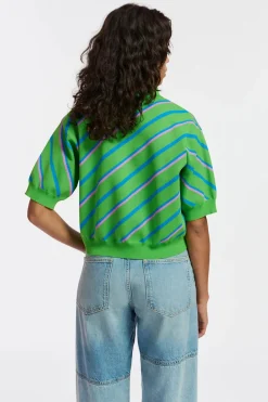 Knitwear-HUSK Essentiel Antwerp Farfalla Polo - Green
