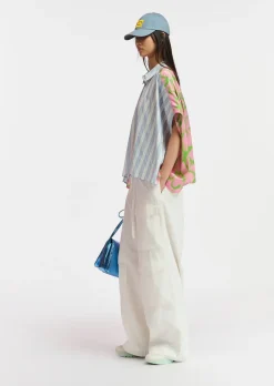 Tops-HUSK Essentiel Antwerp Fava Shirt - Print