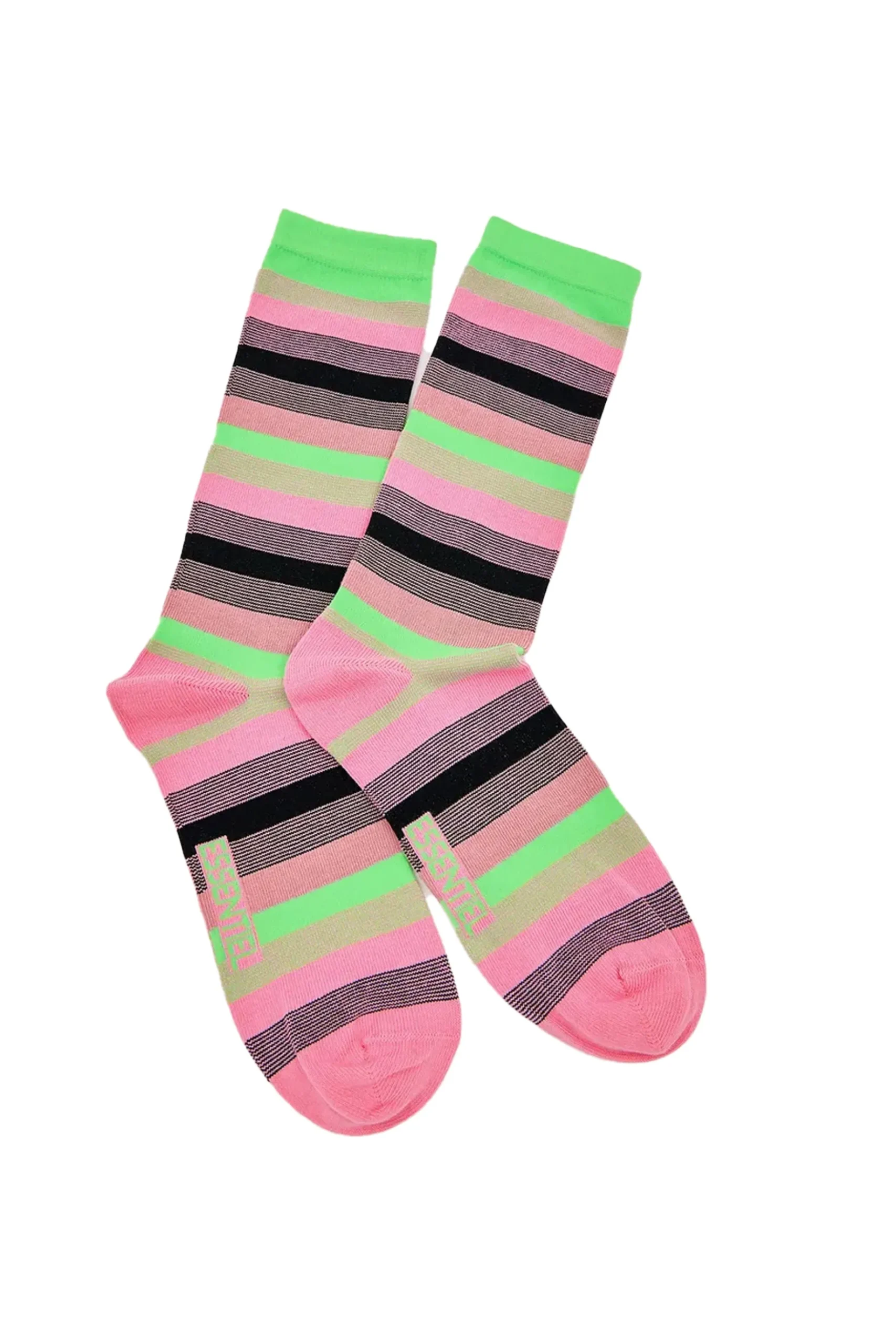 Scarves, Socks & Gloves-HUSK Essentiel Antwerp Flogo Sock - Lollipop