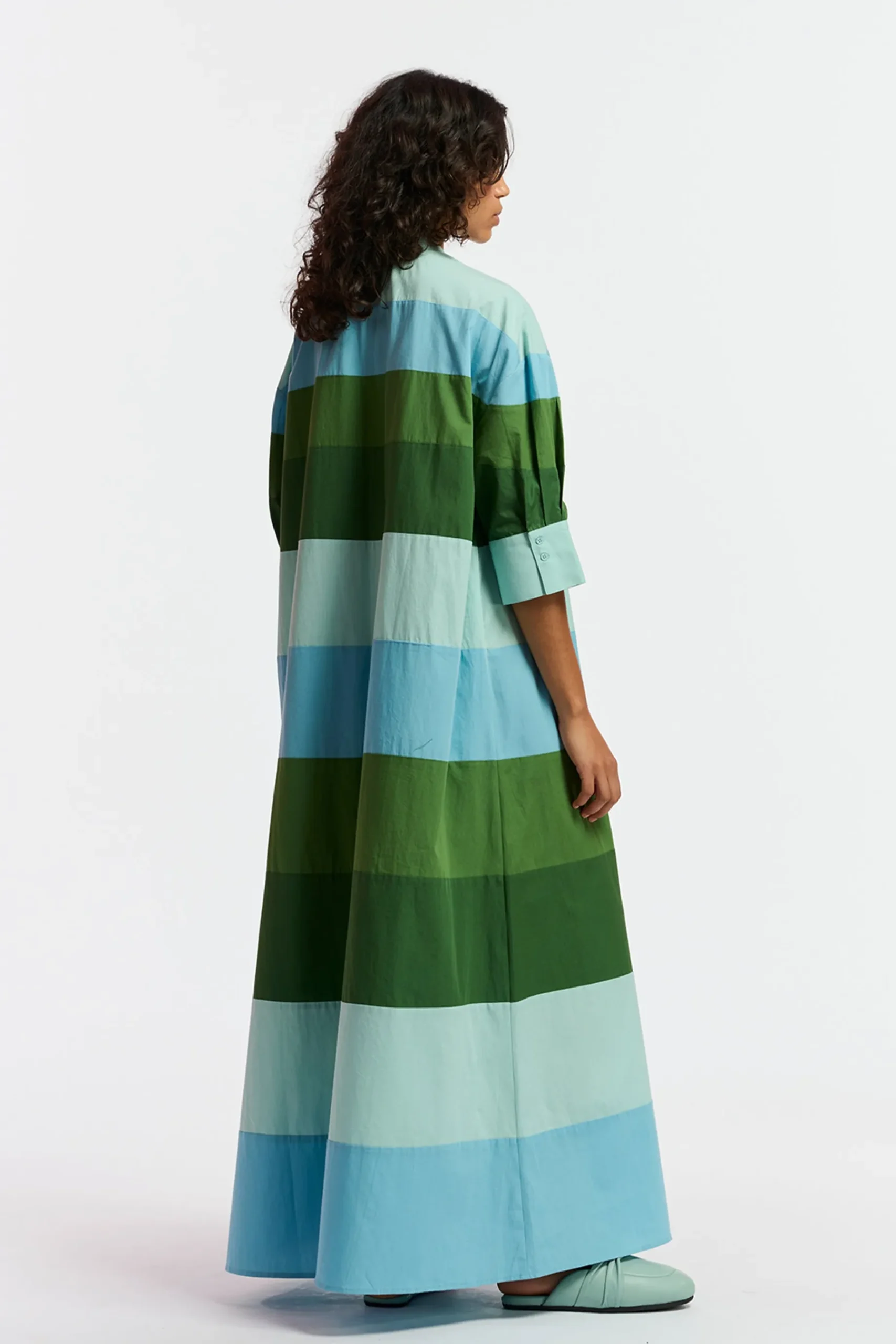 Dresses-HUSK Essentiel Antwerp Frapacino Dress - Stripe