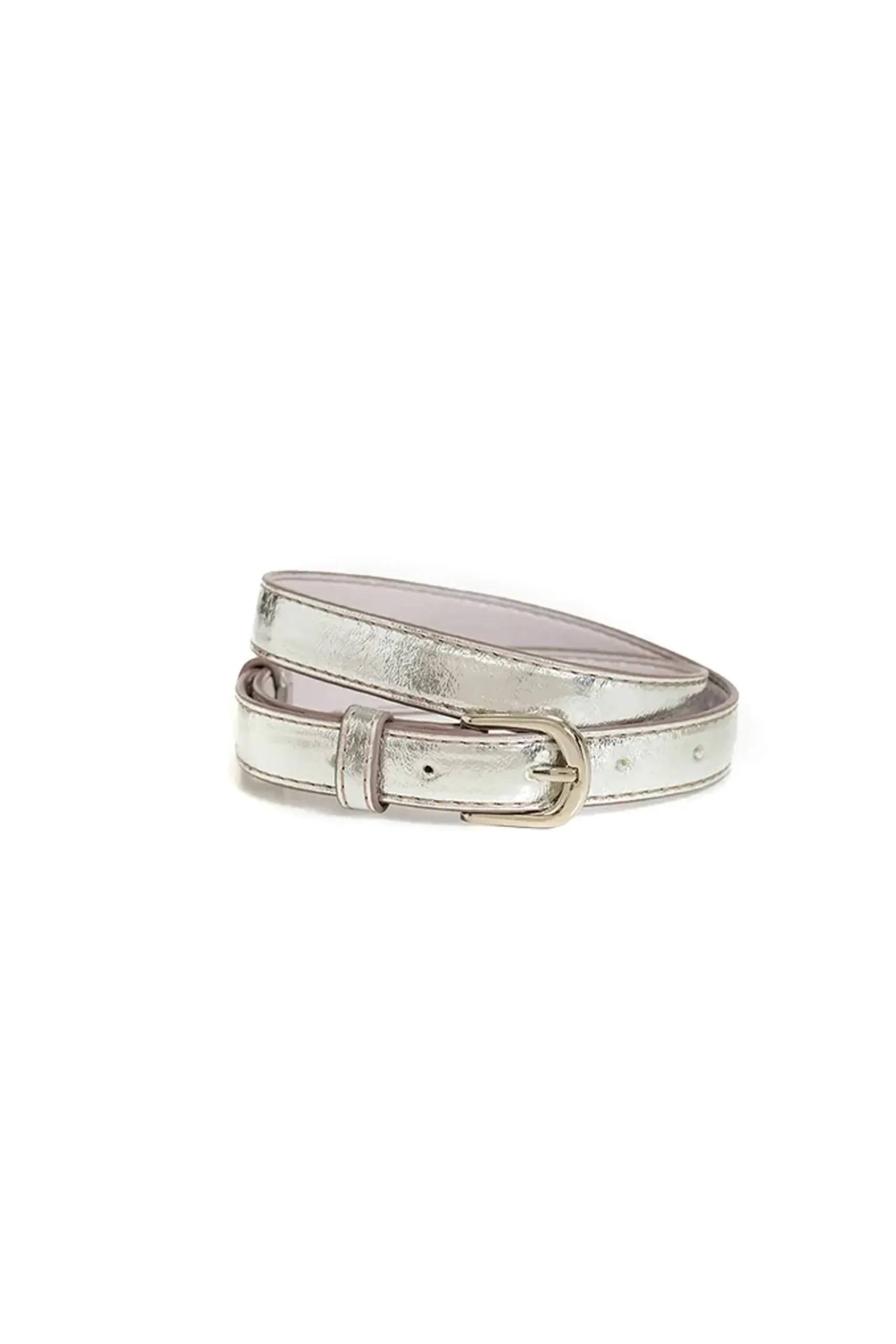 Belts-HUSK Essentiel Antwerp Fredastair Belt - Silver