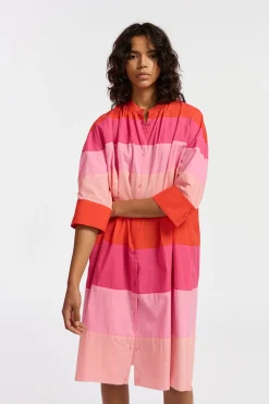 Dresses-HUSK Essentiel Antwerp Frederique Midi - Stripe
