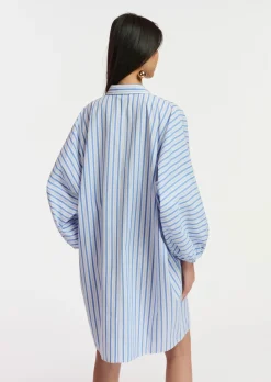 Dresses-HUSK Essentiel Antwerp Frilled Dress - Stripe