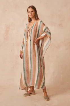 Dresses-HUSK Estilo Emporio Saya Kaftan - Print