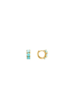 Earrings-HUSK Fairley Amazon Huggie - Gold
