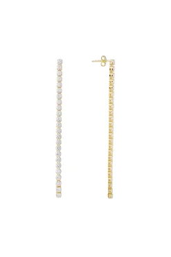 Earrings-HUSK Fairley Dia Earring - Silver