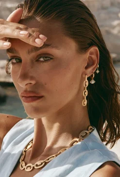 Earrings-HUSK Fairley Gigi Earring - Gold